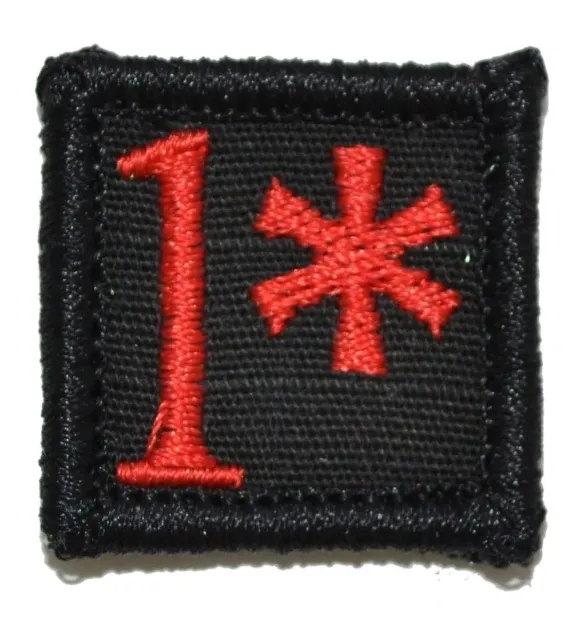 1* Star Astrick Velcro Patch