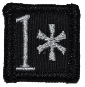 1* Star Astrick Velcro Patch