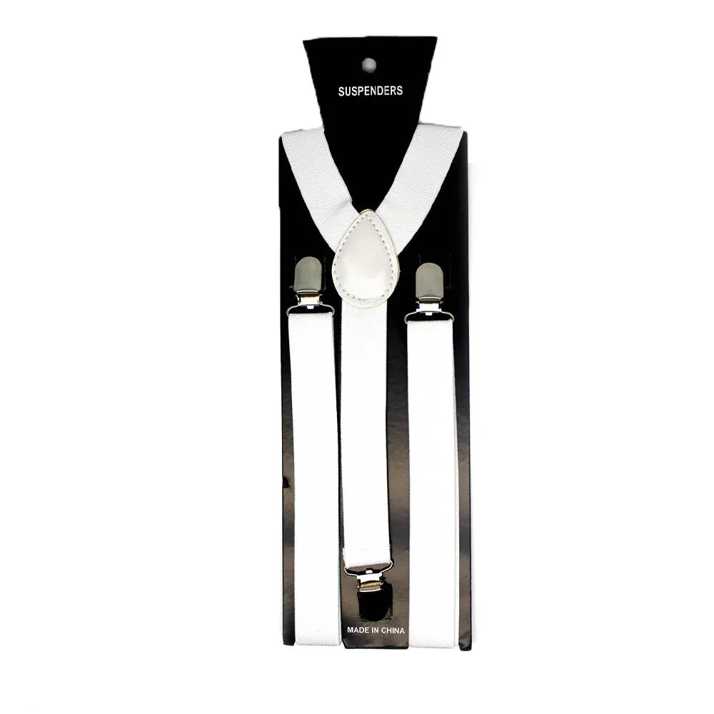 1" Elastic Y-Back Clip Suspenders