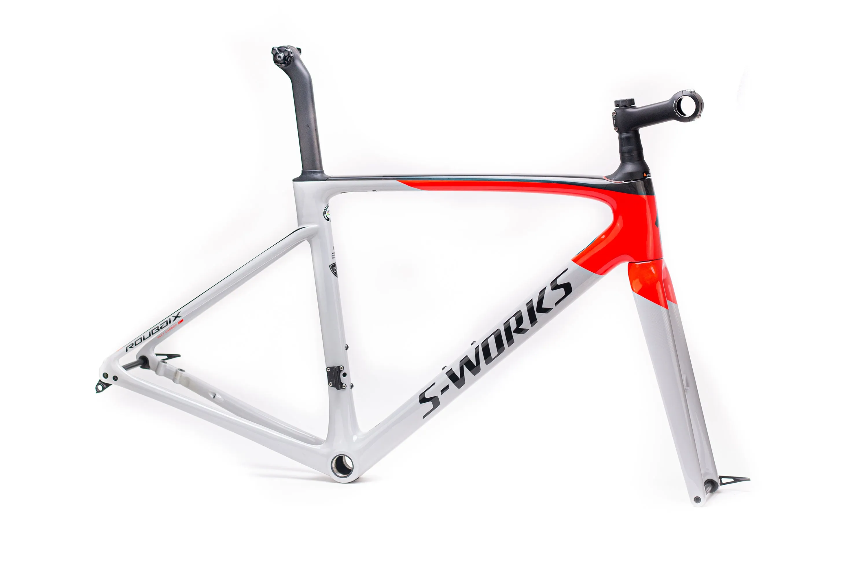 2020 Specialized S-Works Roubaix Di2 Dove Gry/Rkt Red/Blk 54 FRAME