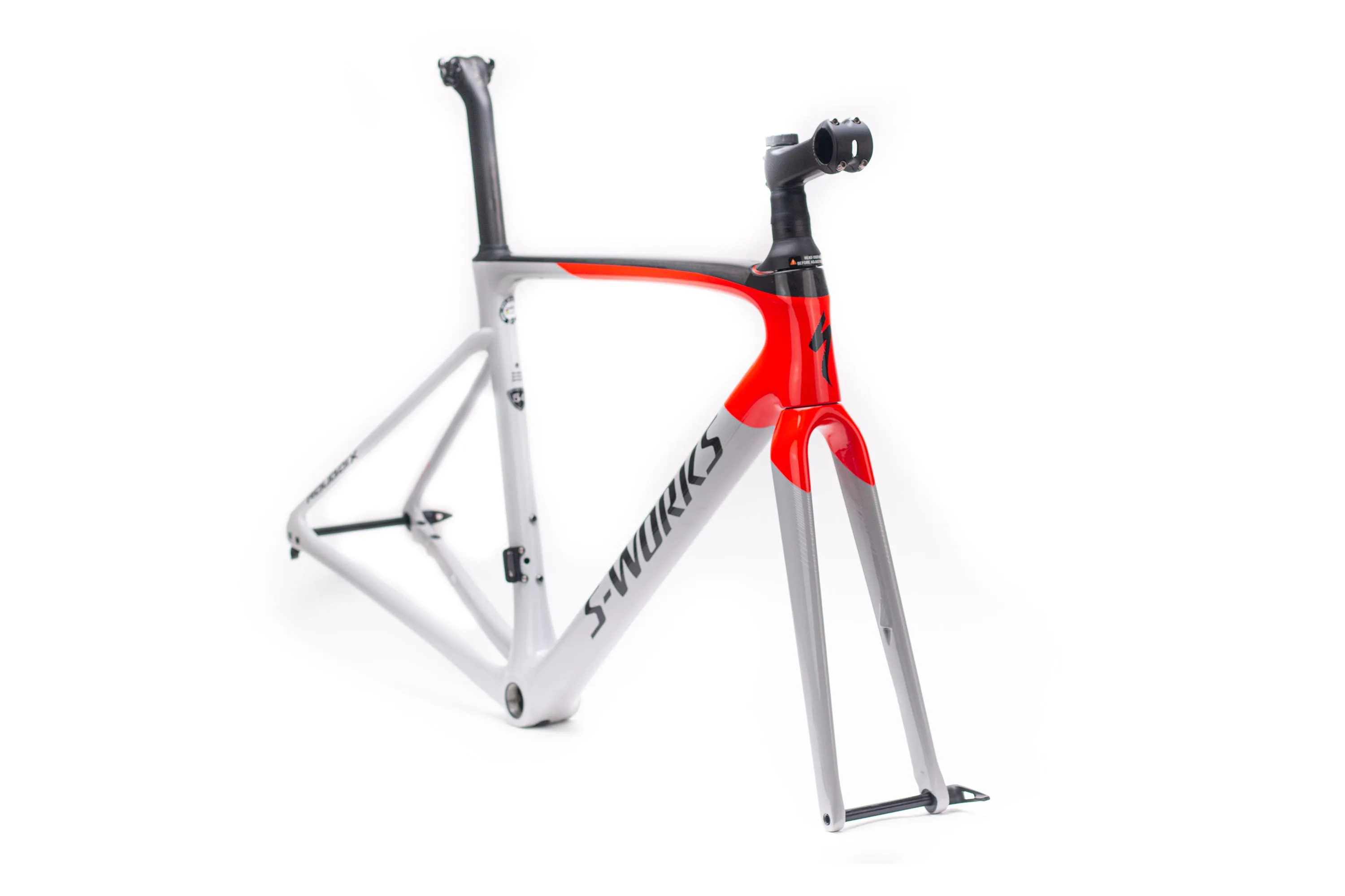 2020 Specialized S-Works Roubaix Di2 Dove Gry/Rkt Red/Blk 54 FRAME