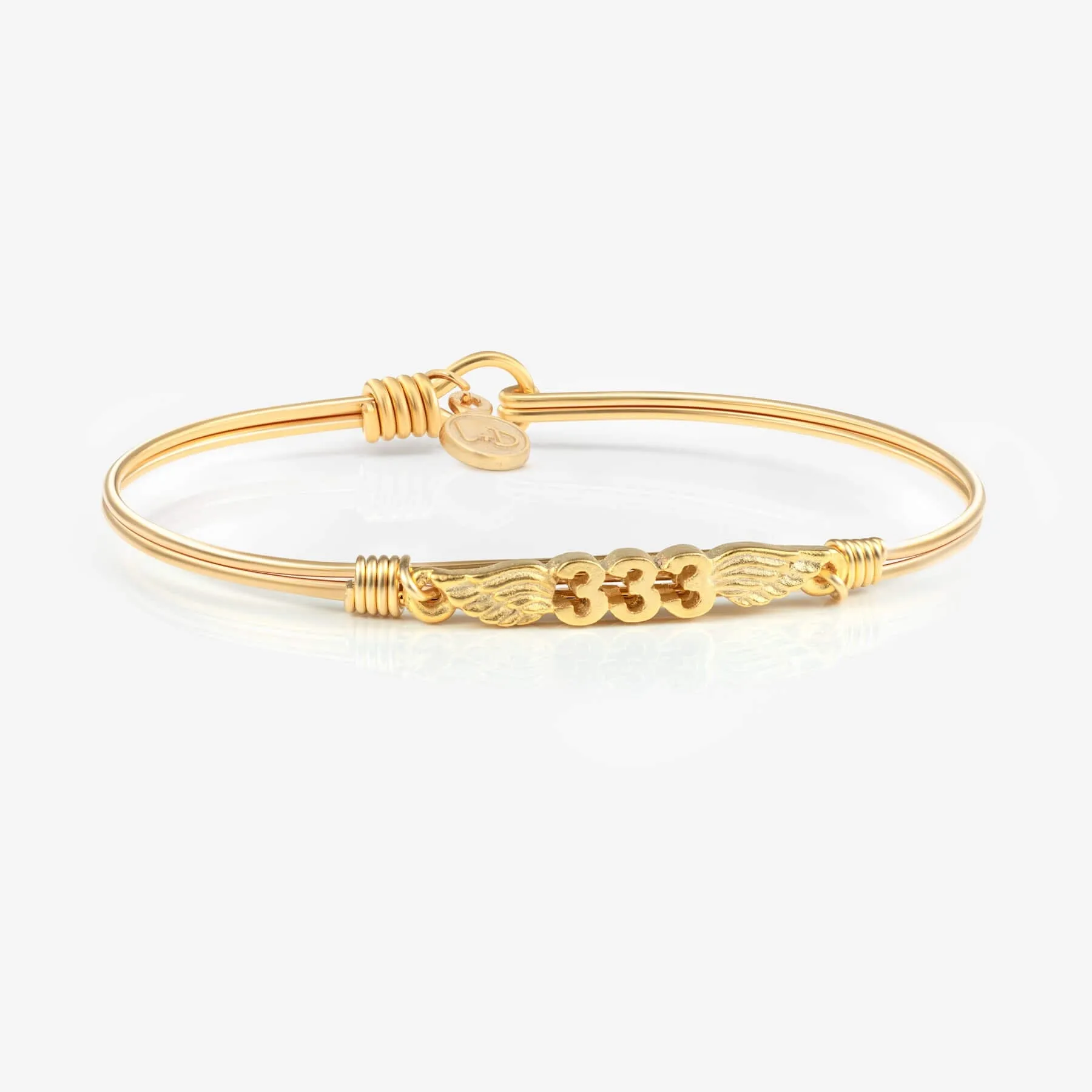 333-ANGEL NUMBERS BANGLE BRACELET