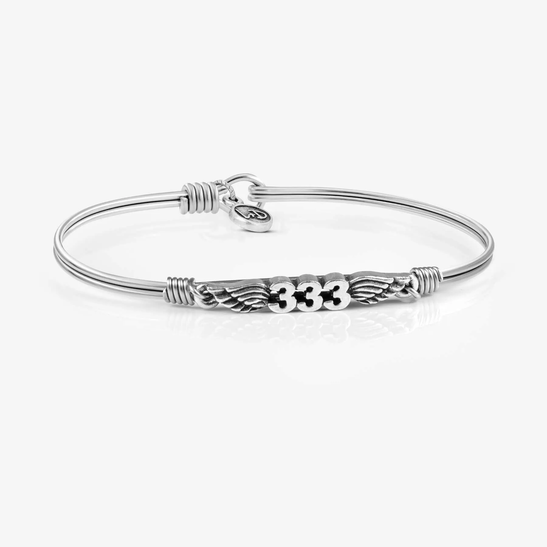 333-ANGEL NUMBERS BANGLE BRACELET