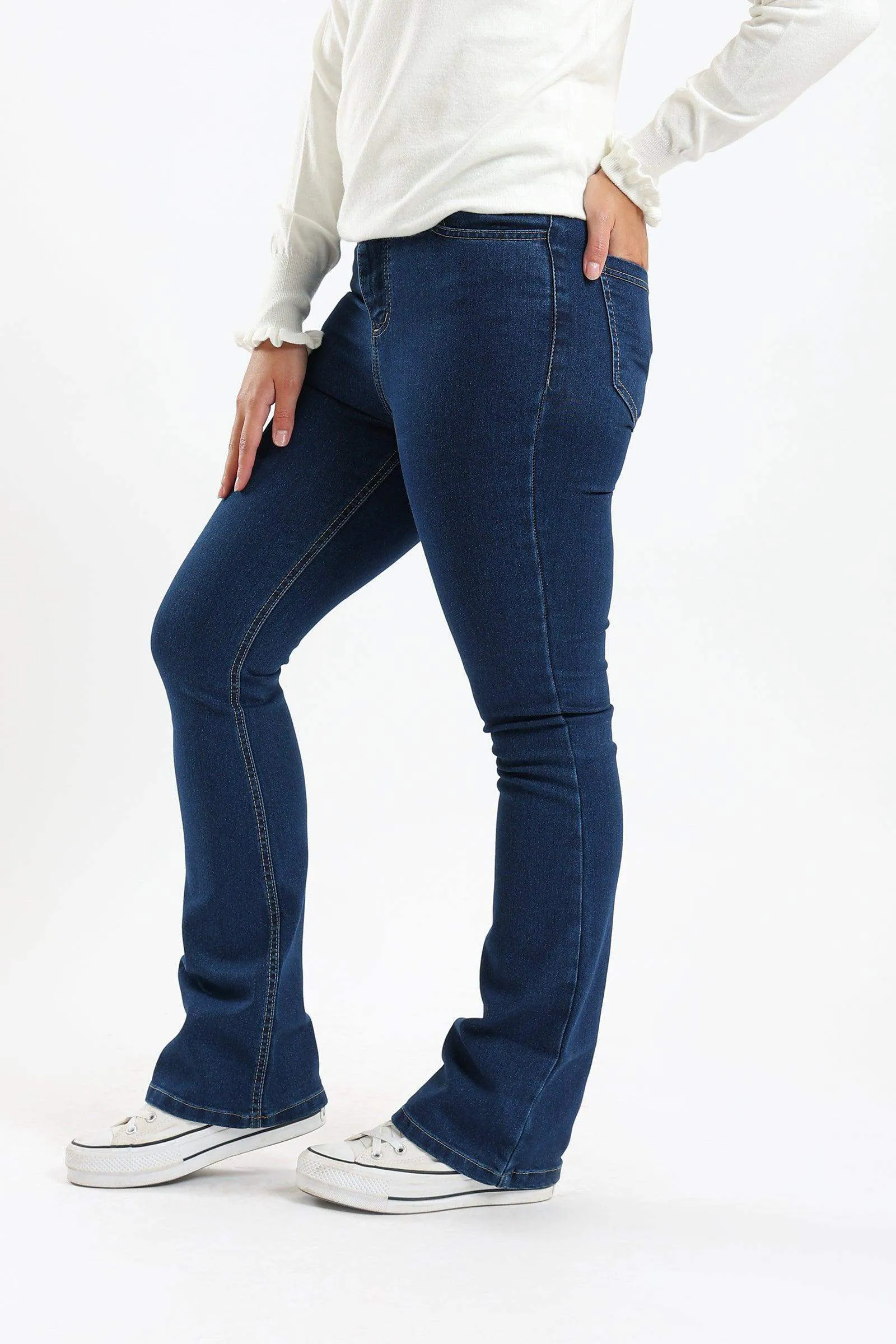 5 Pockets Flared Jeans