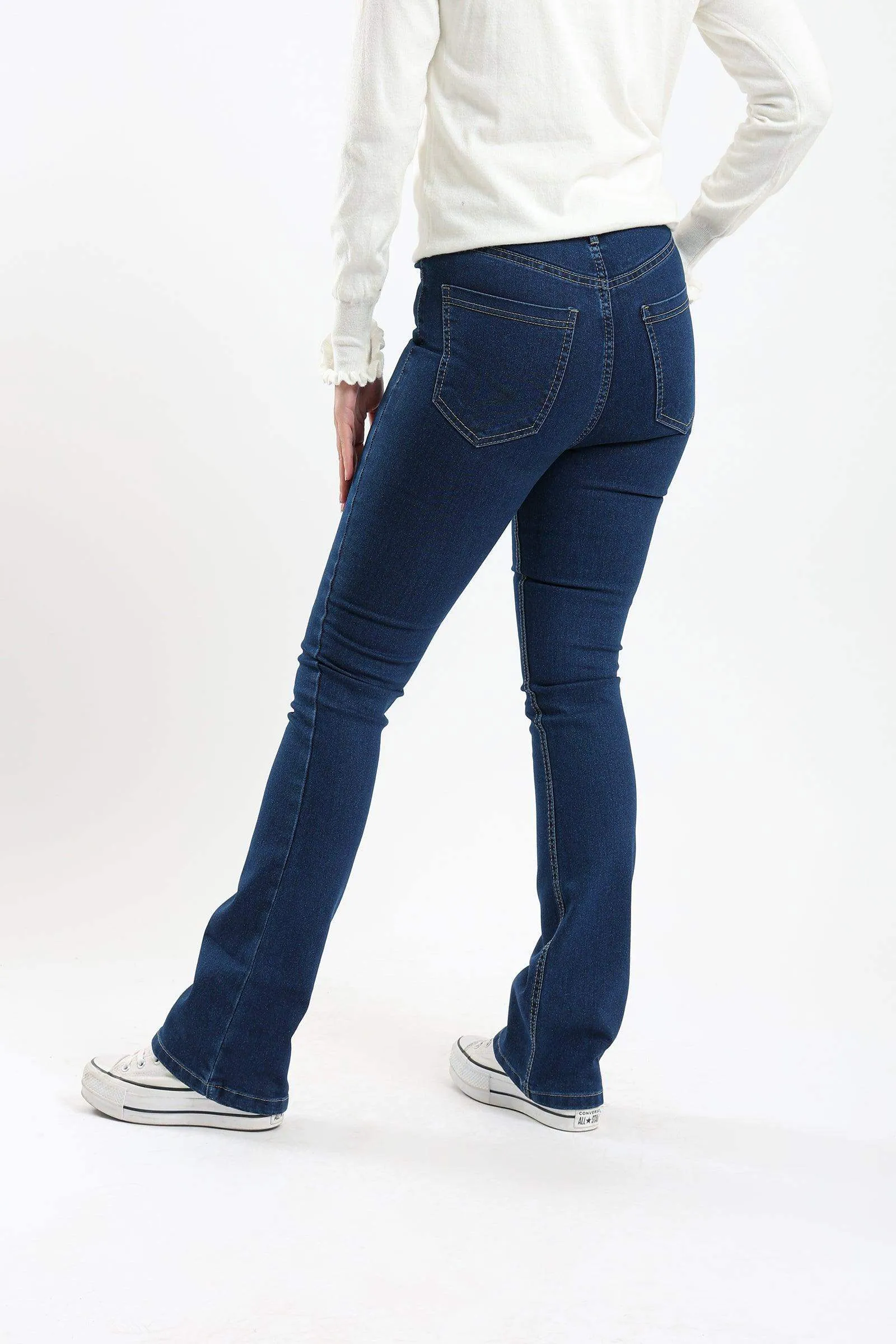 5 Pockets Flared Jeans