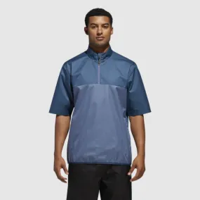 adidas Mens Packable Wind & Water Half Sleeve - SUB BLUE