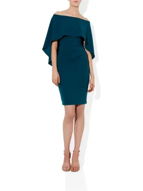 Aerin Emerald Crepe Dress