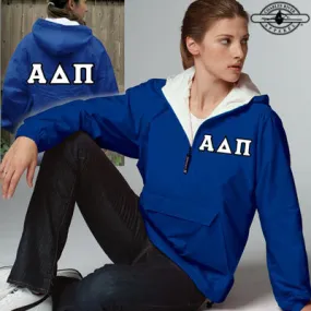 Alpha Delta Pi Pullover Jacket - Charles River 9905 - TWILL