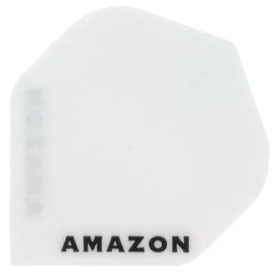 Amazon 100 Micron Extra Strong White Dart Flights