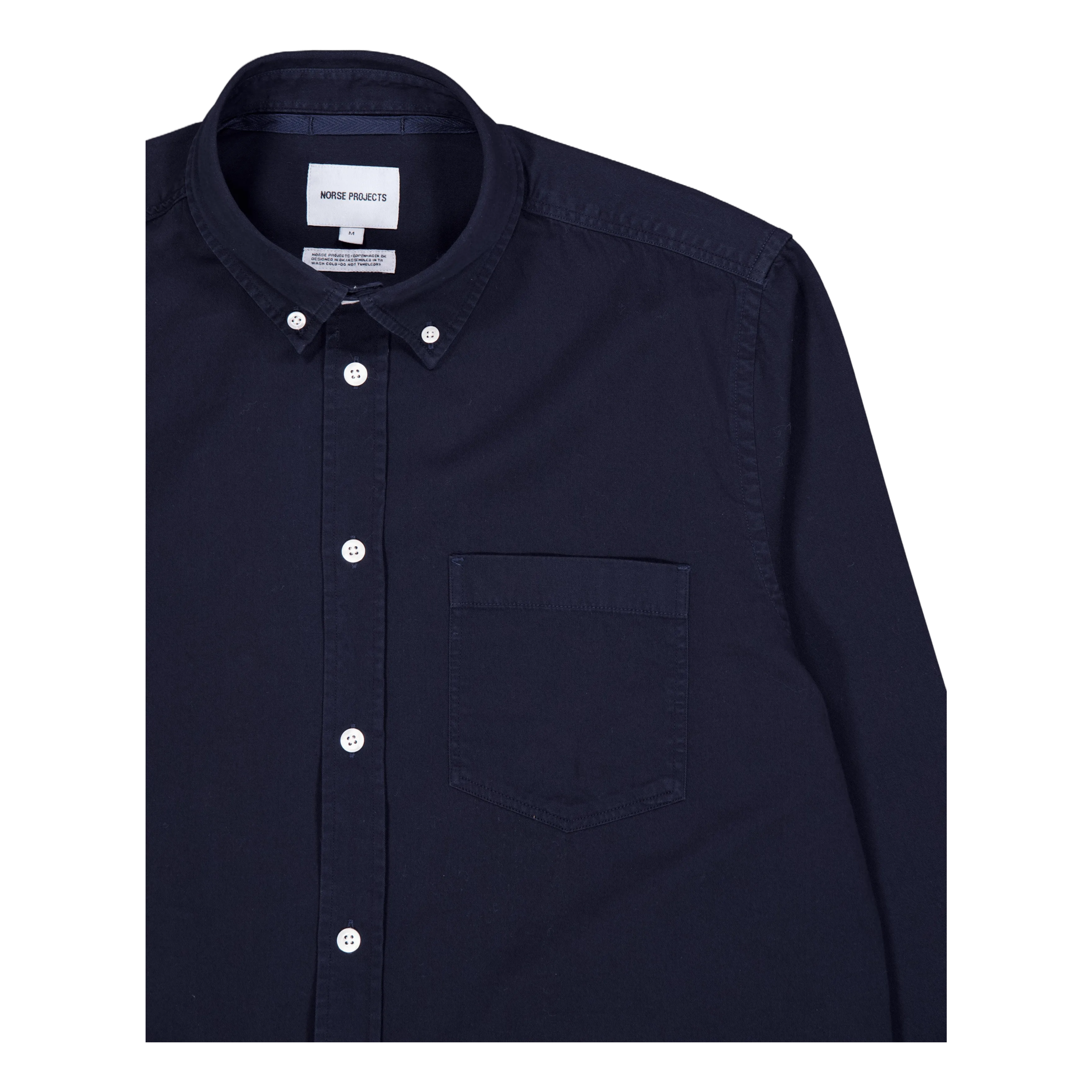 Anton Light Twill Shirt Dark Navy