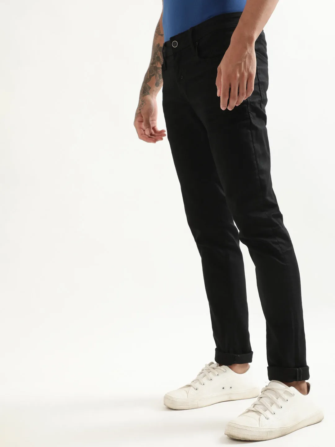 Antony Morato Men Tapered Fit Stretchable Cotton Jeans