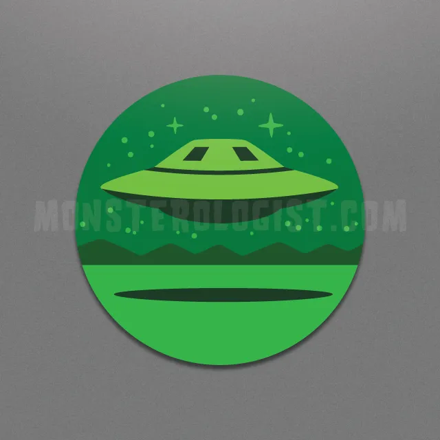 Area 51, Nevada Ufo Circle Sticker