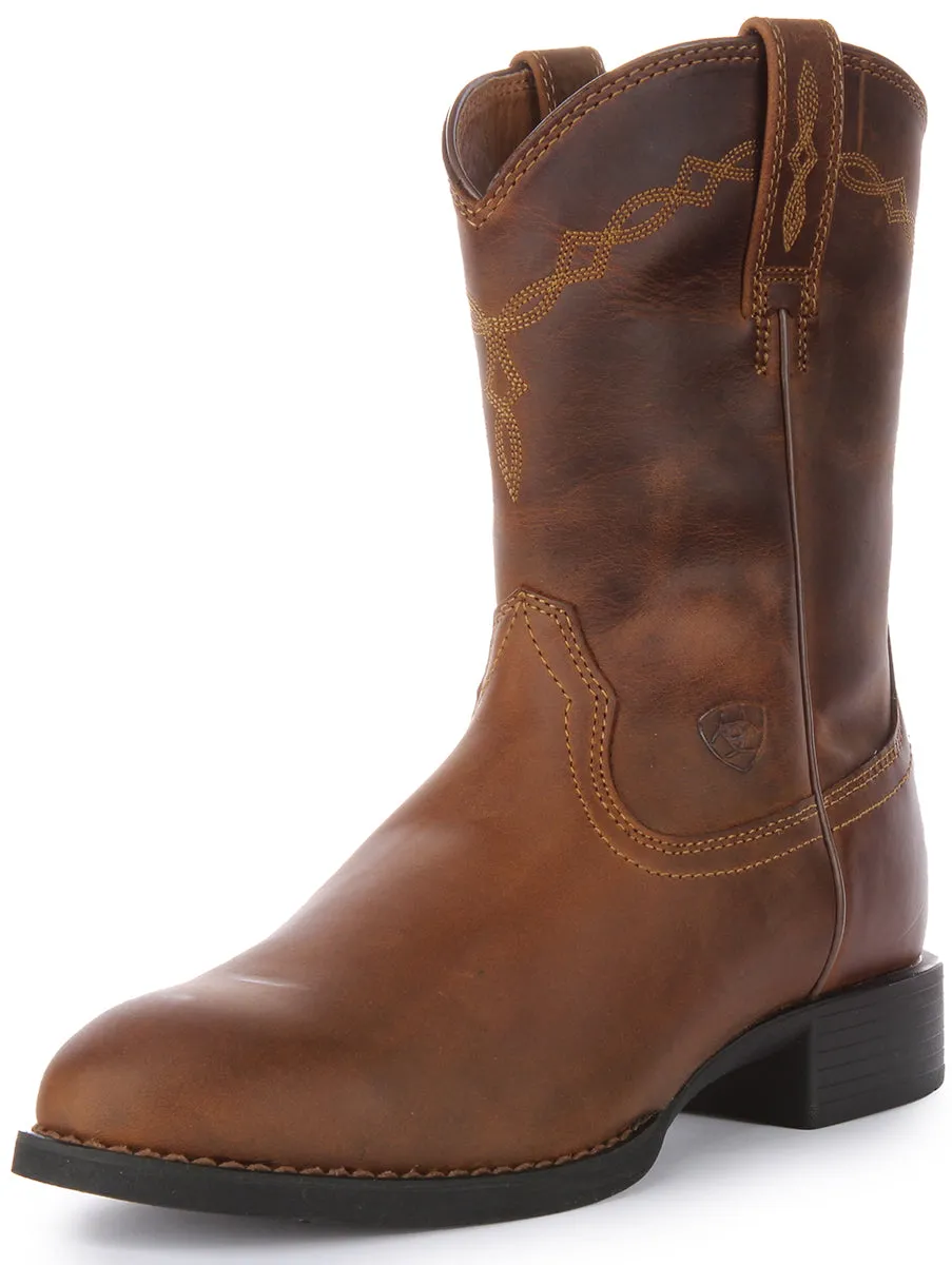 Ariat Heritage Roper In Brown For Men