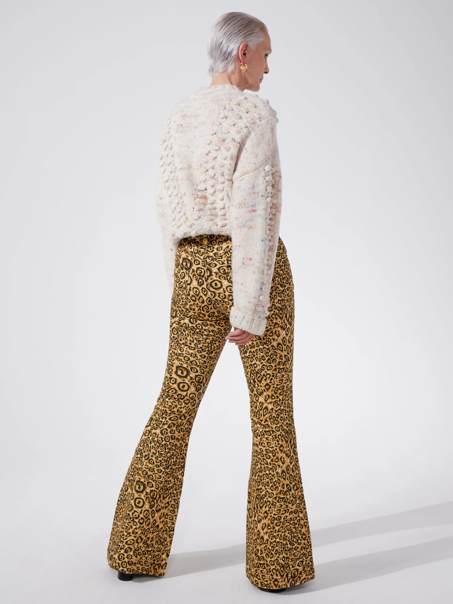 Arizona Flare Jeans Leopard