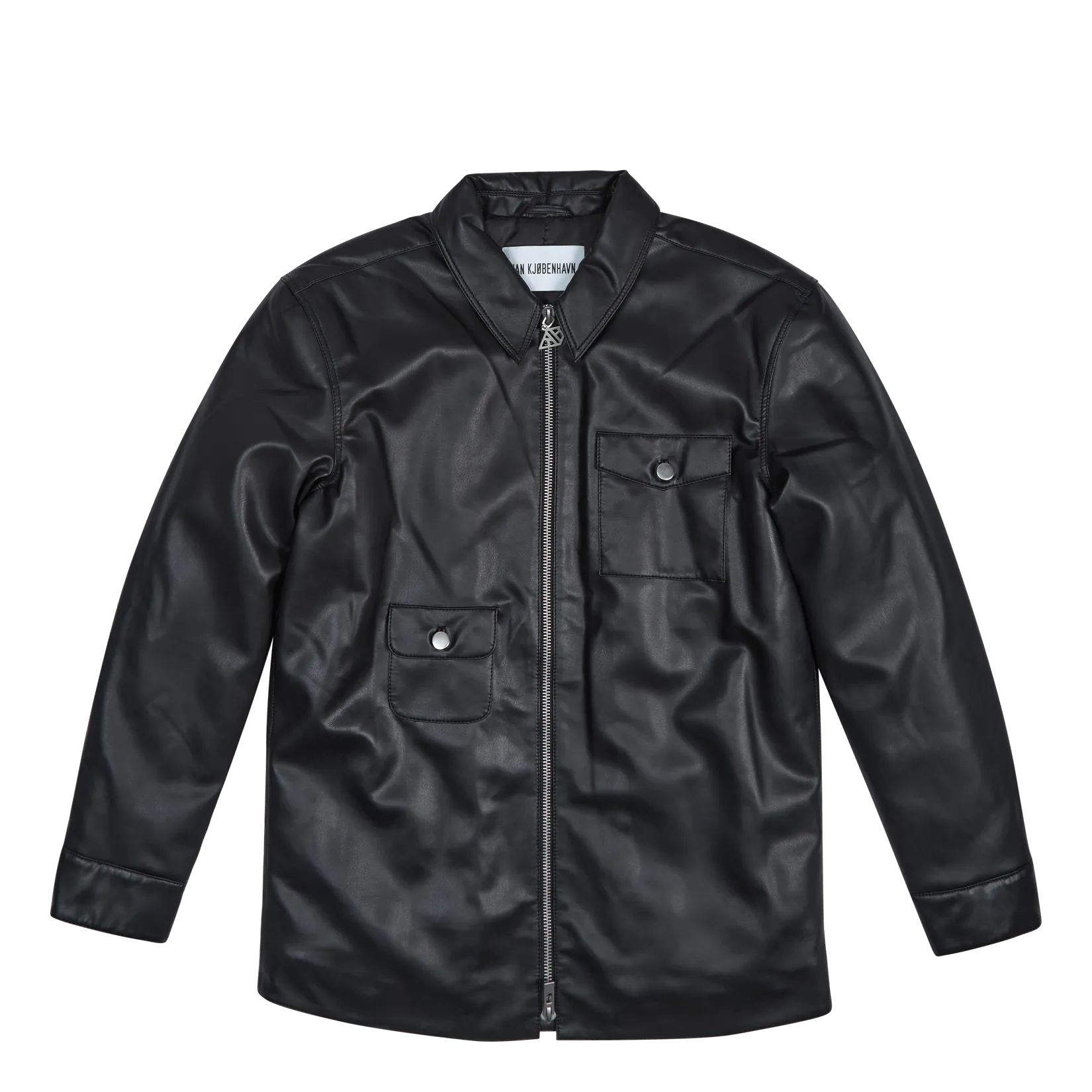 Army Zip Overshirt Black