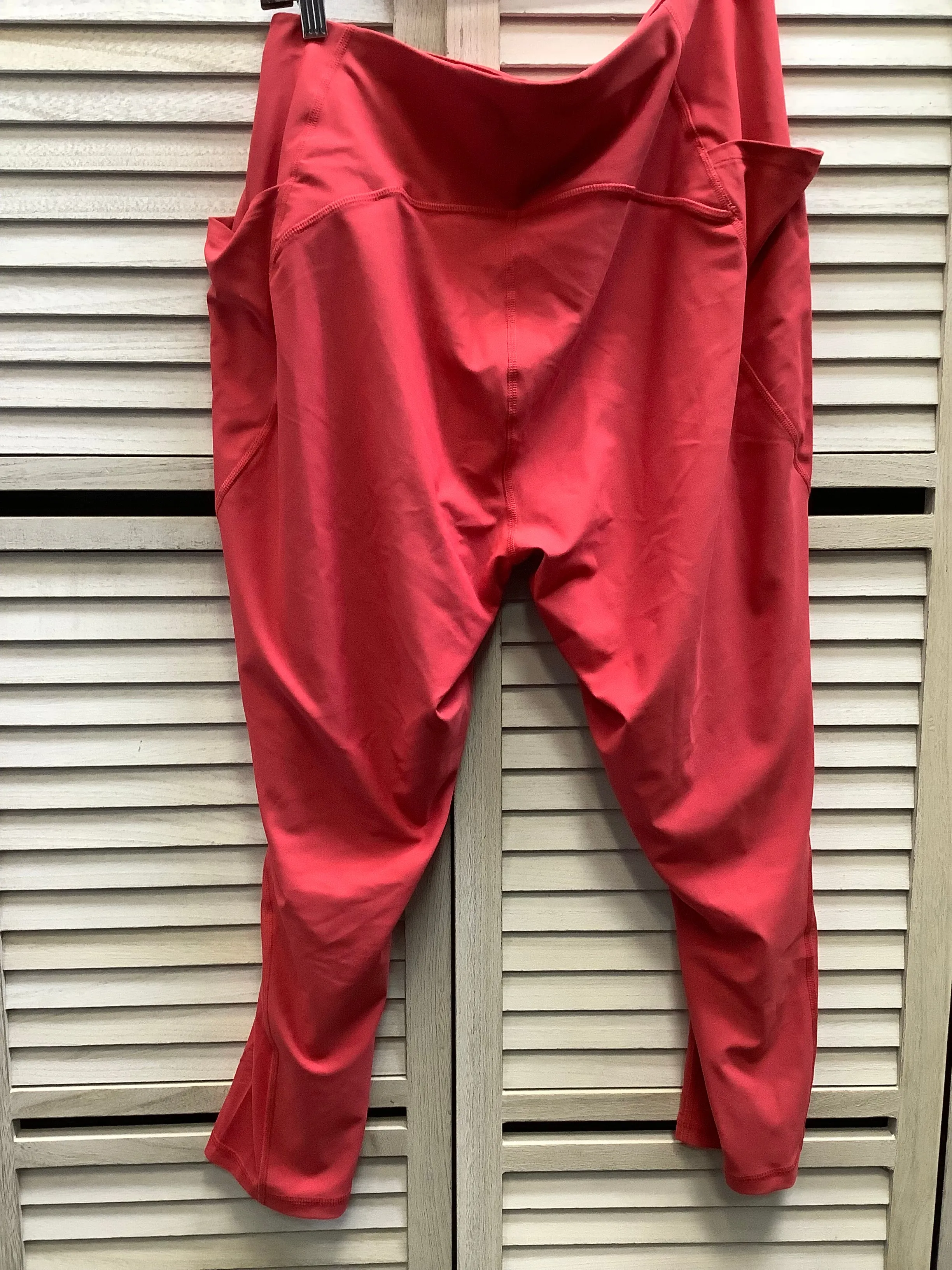 Athletic Leggings By Xersion In Pink, Size: 2x