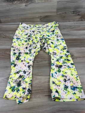 Athletic Leggings Capris By Old Navy In Yellow, Size: 2x