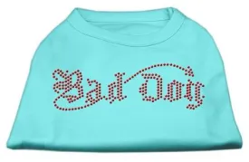 Bad Dog Rhinestone Shirts Aqua XS (8)