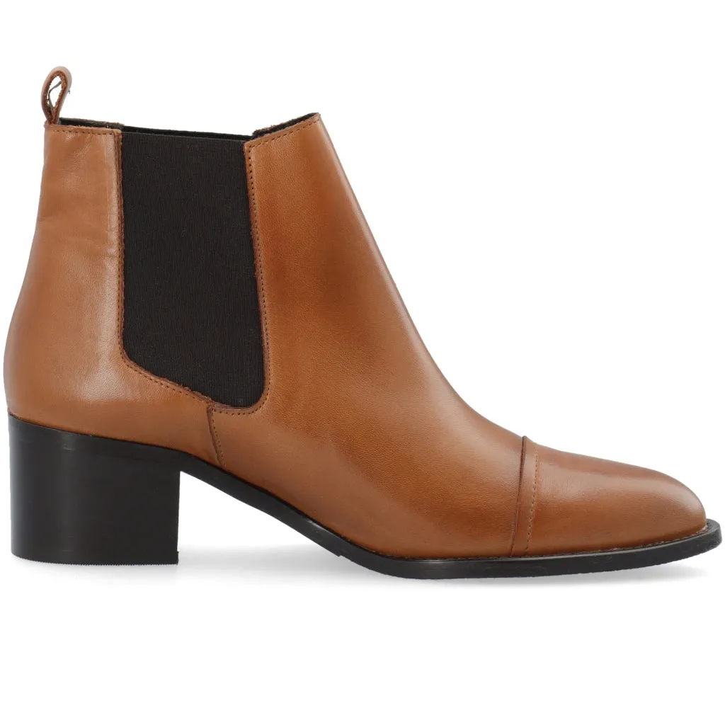 Biacarol Cognac Dress Chelsea Boots