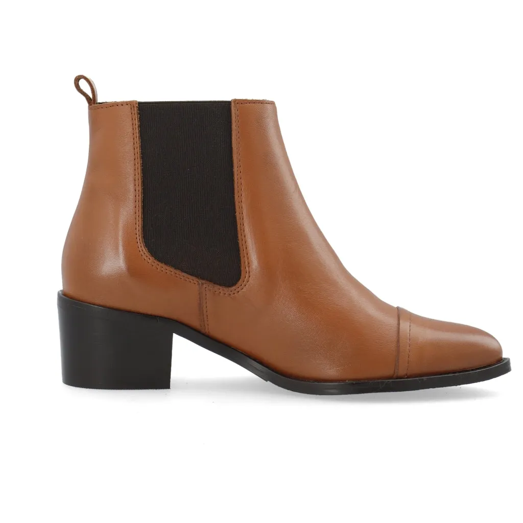 Biacarol Cognac Dress Chelsea Boots