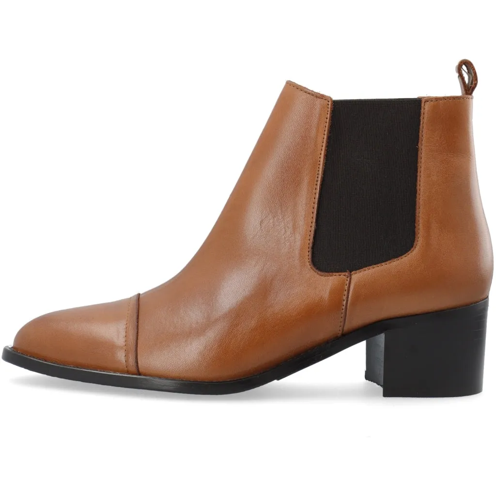 Biacarol Cognac Dress Chelsea Boots