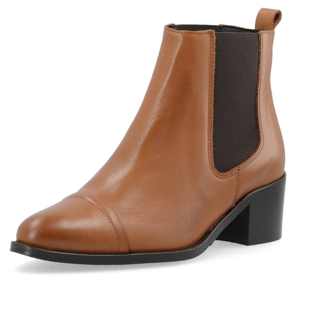 Biacarol Cognac Dress Chelsea Boots