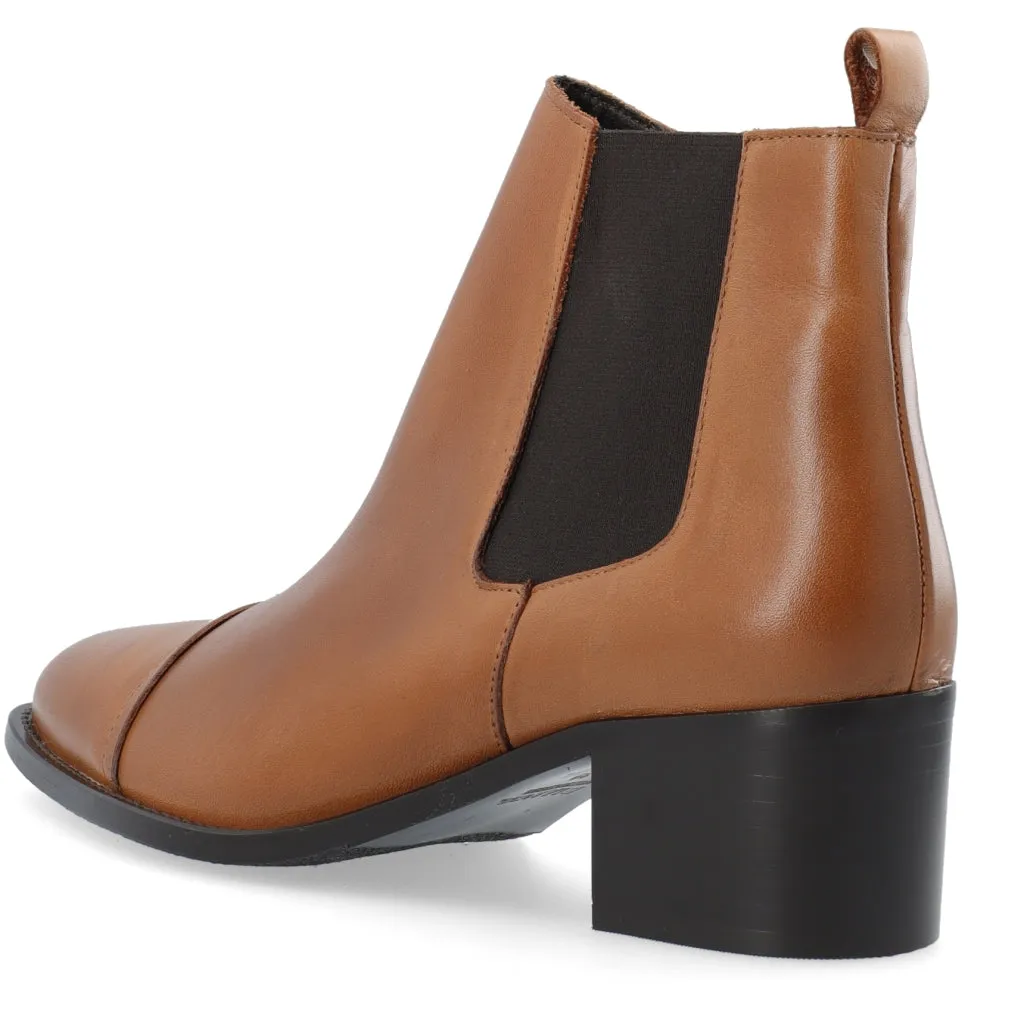 Biacarol Cognac Dress Chelsea Boots