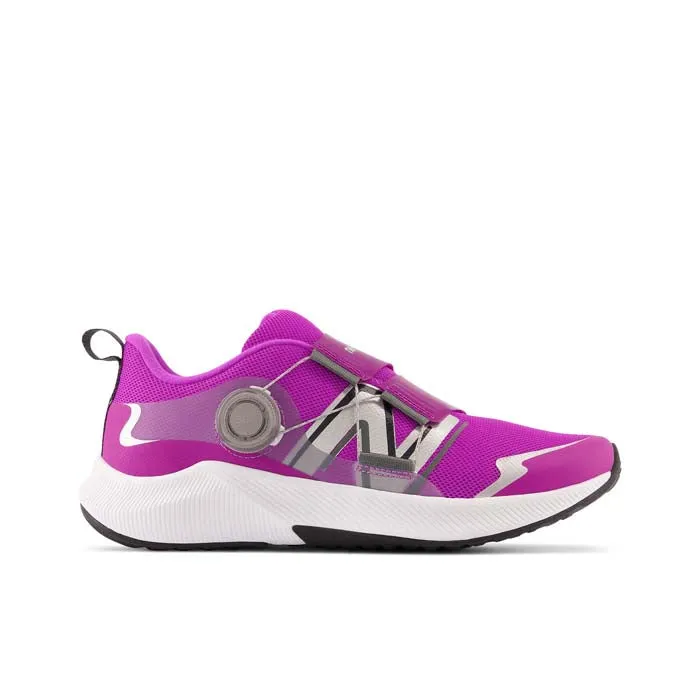 Big Girl New Balance Dynasoft Reveal v4 Boa in Cosmic Rose/Purple Punch/Silver Metallic