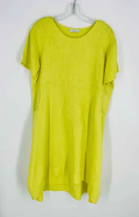 Bryn Walker Size XS Yellow Linen Dresses Dress