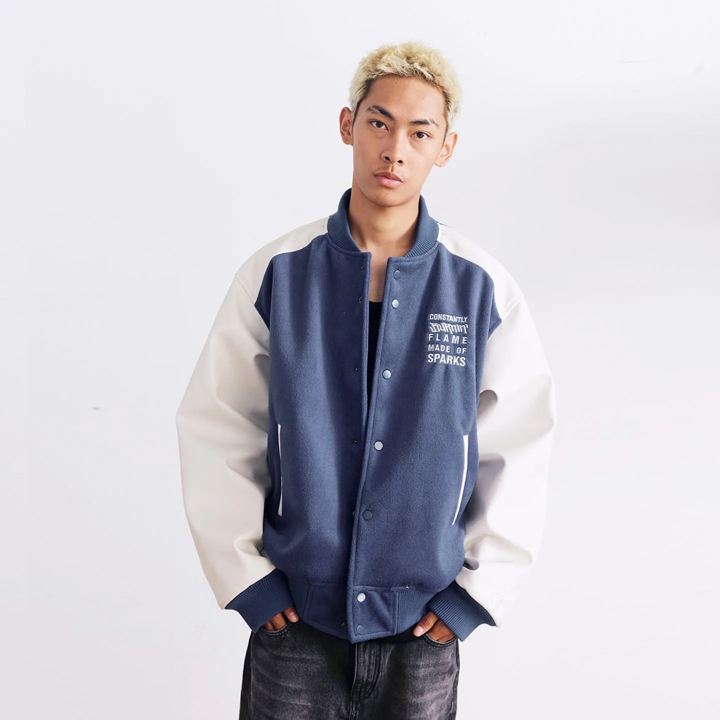 BURNIN Street Style Casual Baseball Jacket