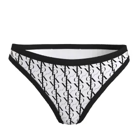 Calvin Klein Bikini Hose Damen Monogramm White