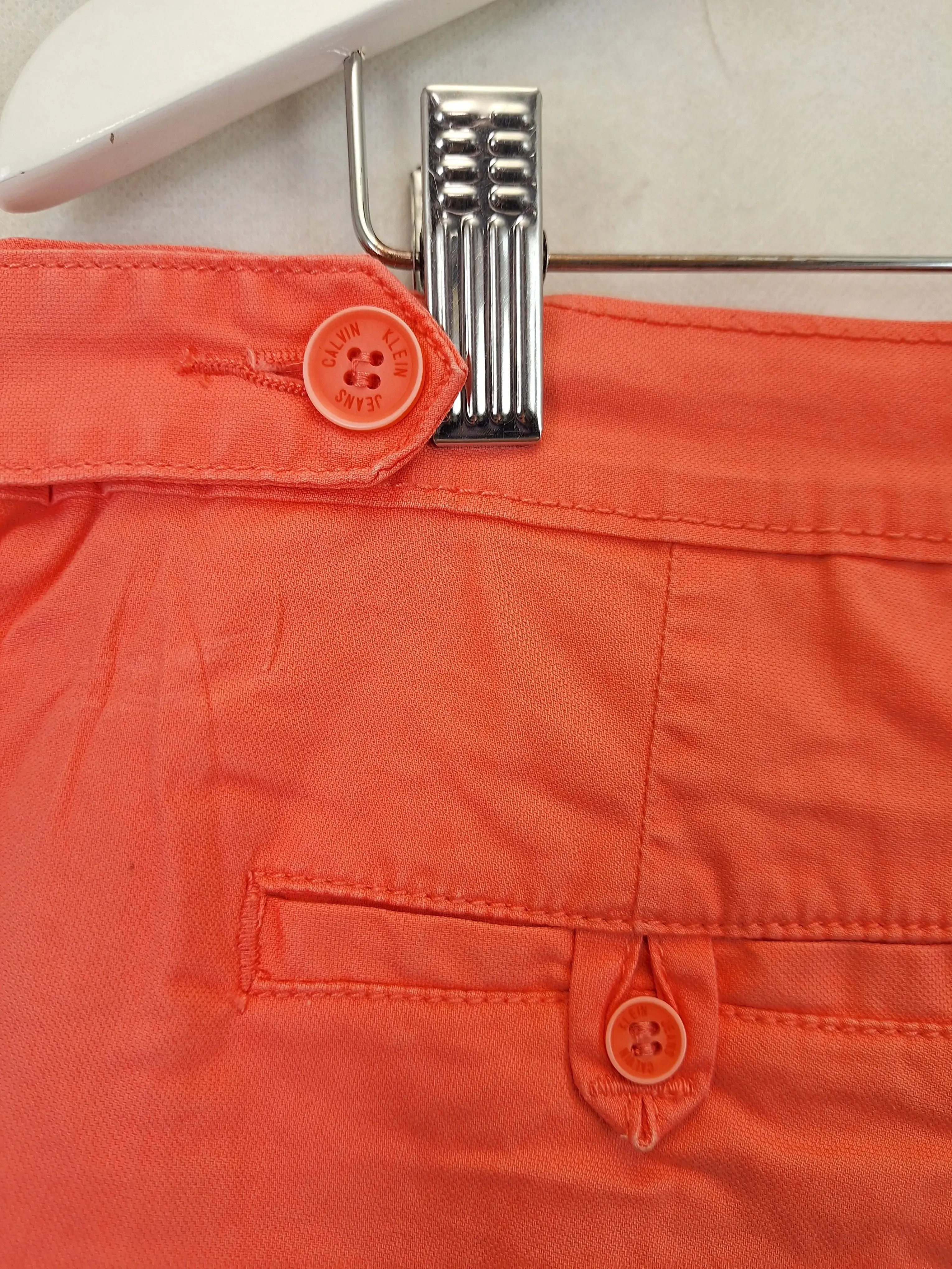 Calvin Klein Coral Vacation Casual Shorts Size 14