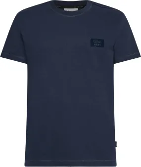 Calvin Klein Highshine Box Logo Navy Tee Navy