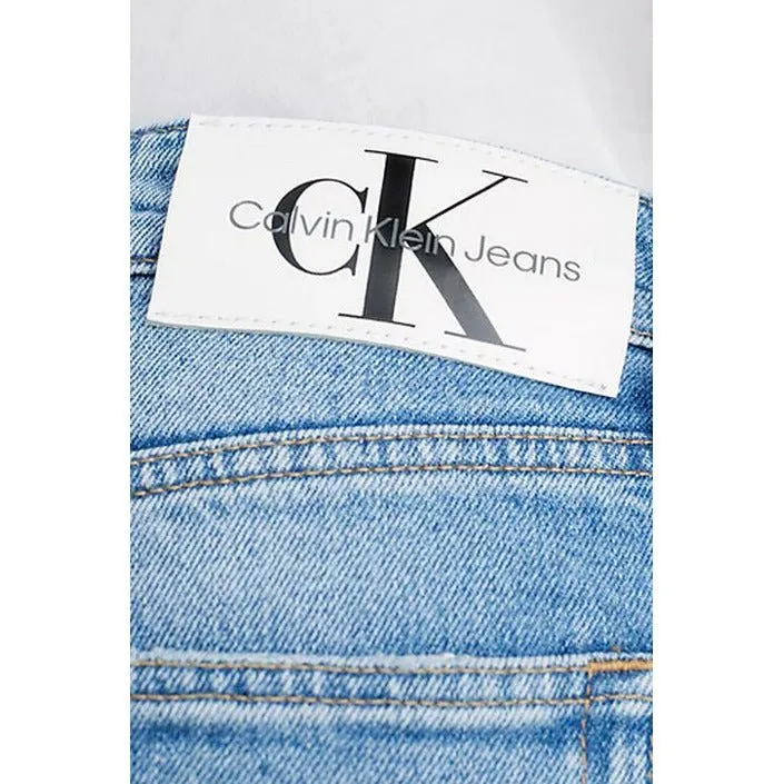 Calvin Klein Jeans Miesten Siniset Luomupuuvillafarkut