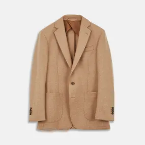 Camel Merino Wool Blazer