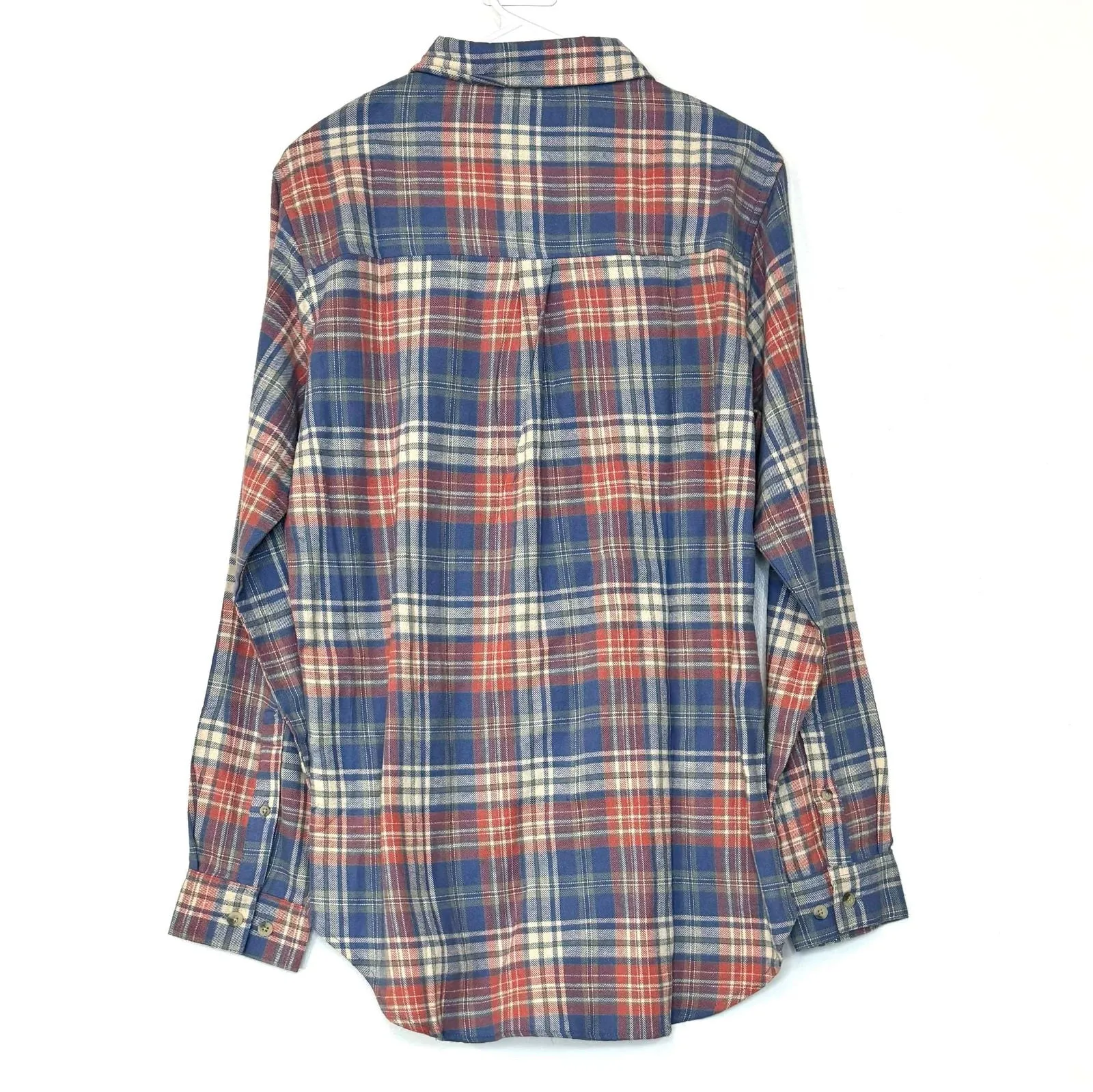 Canyon Guide Outfitters | Womens Flannel Tunic L/s Shirt | Color: Blue/Red | Size: M | NWT