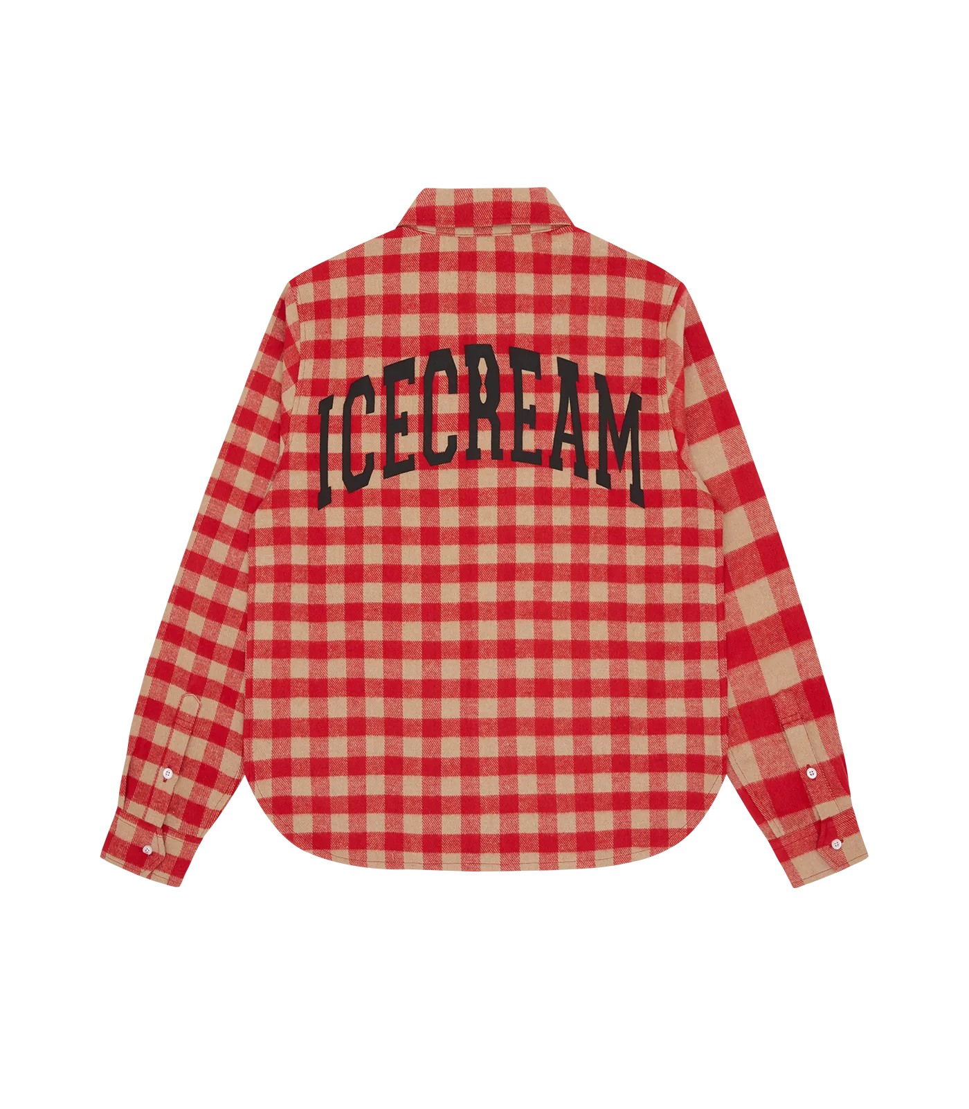 CHECK FLANNEL SHIRT - RED