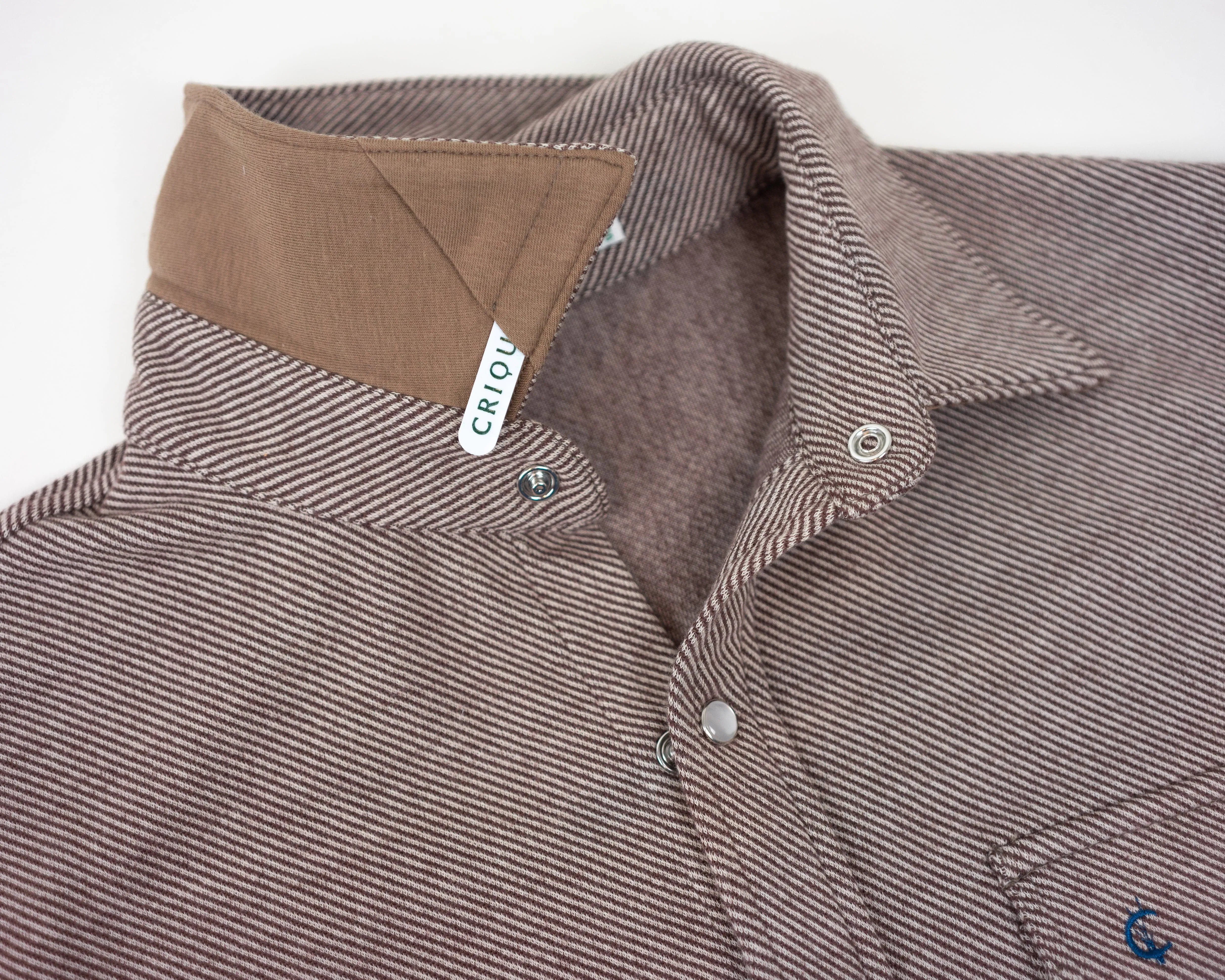 Bourbon Chill-Knit Twill Shirt with Pearl Snaps