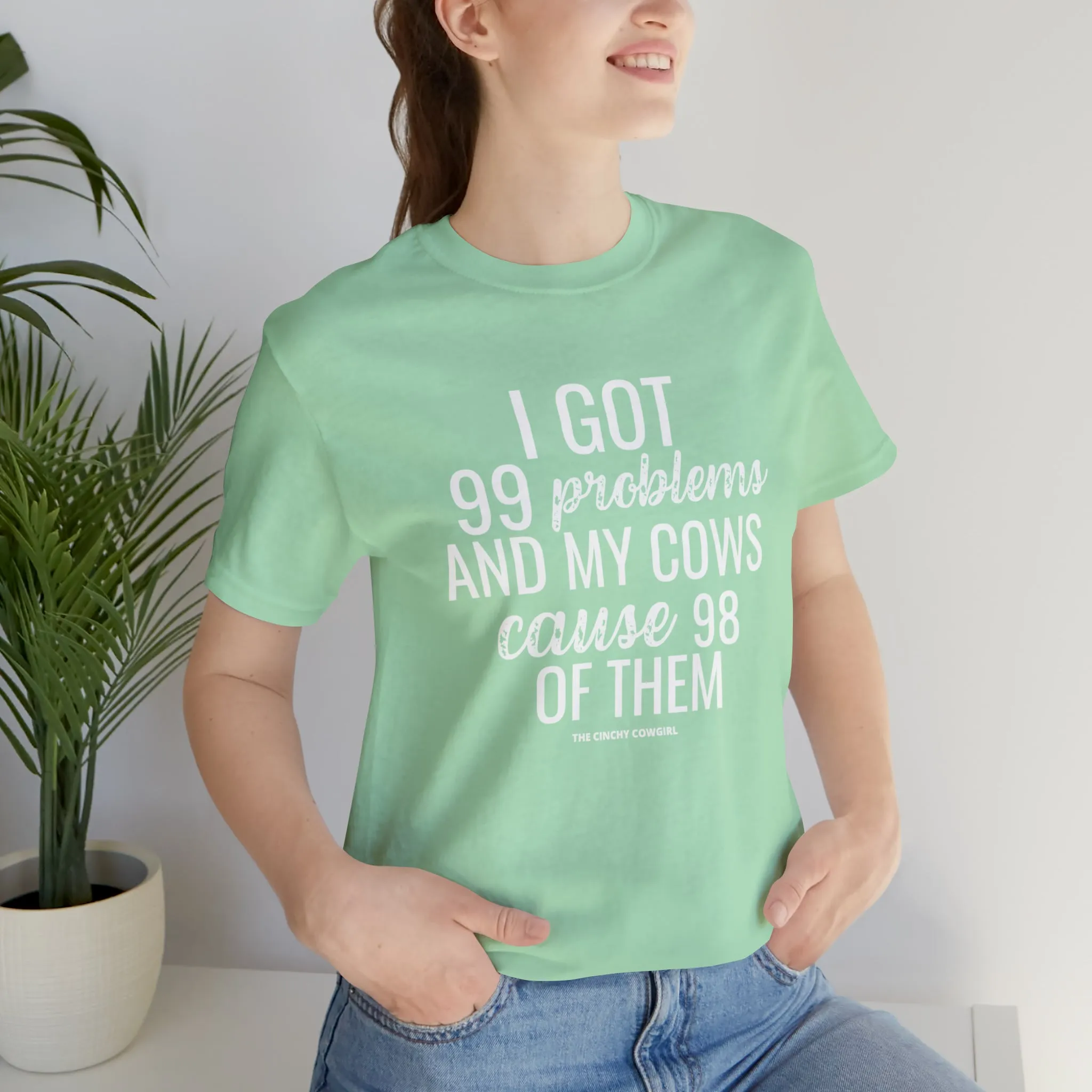 Cow Problems Short Sleeve Tee