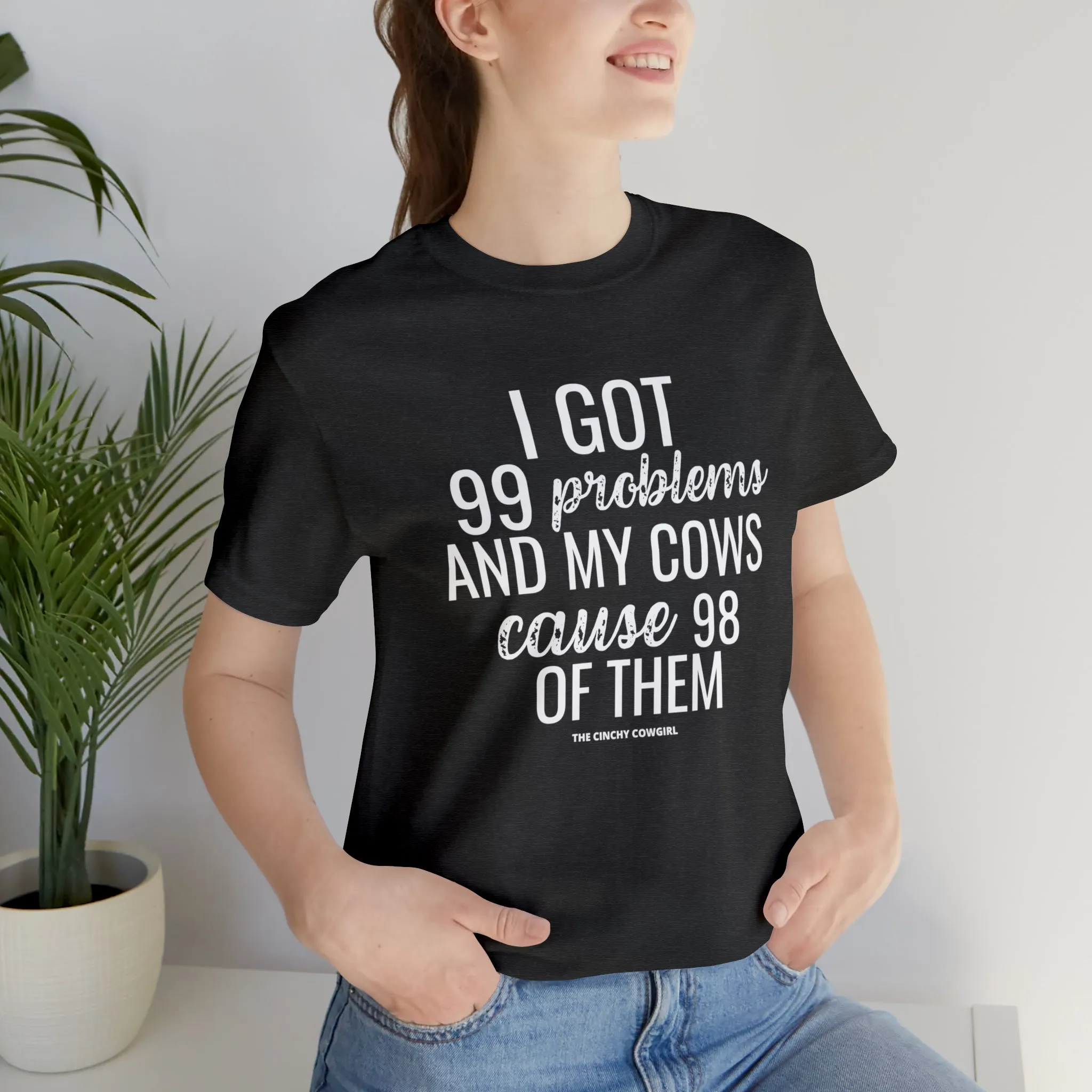 Cow Problems Short Sleeve Tee