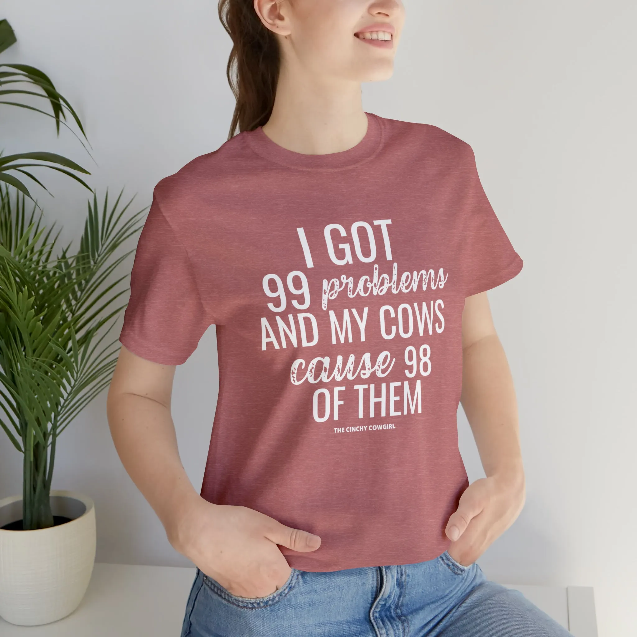 Cow Problems Short Sleeve Tee