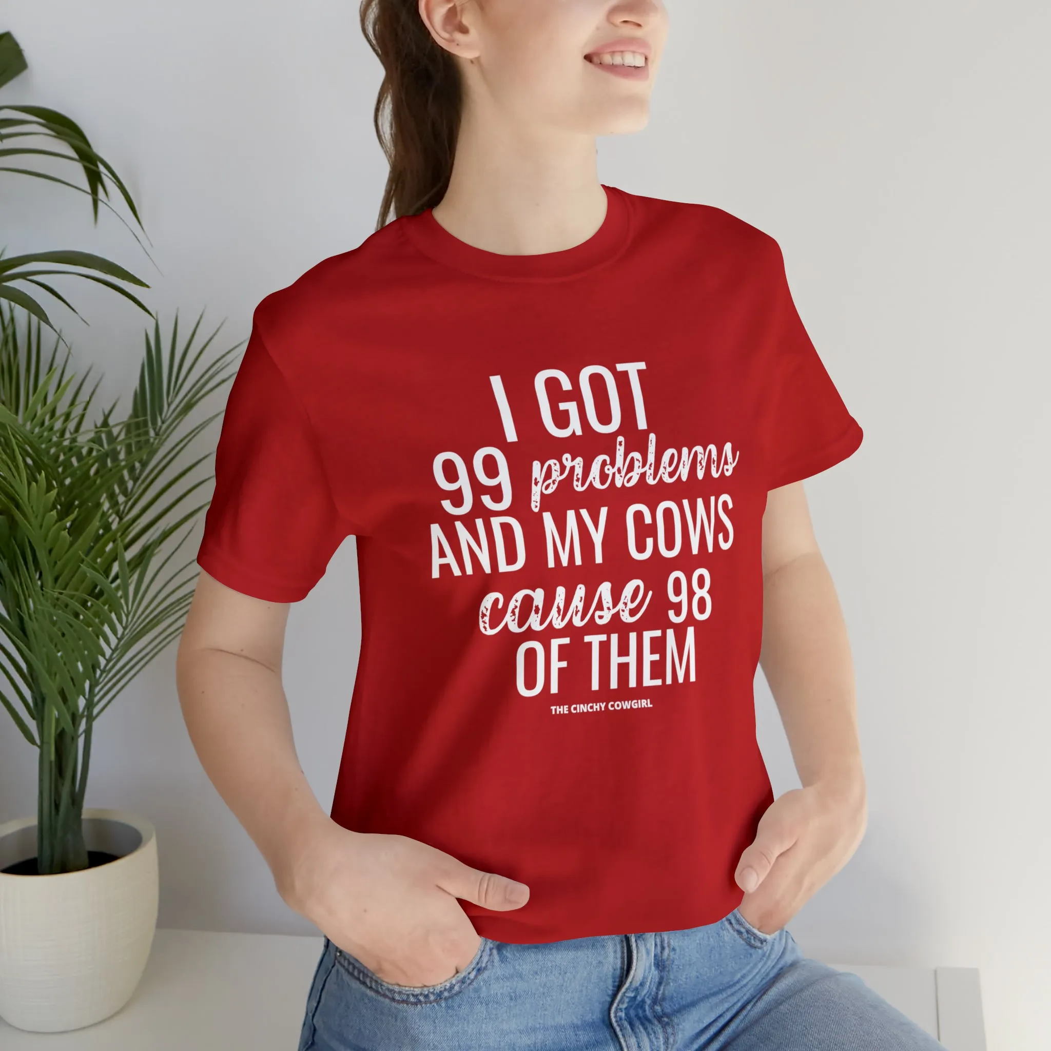 Cow Problems Short Sleeve Tee