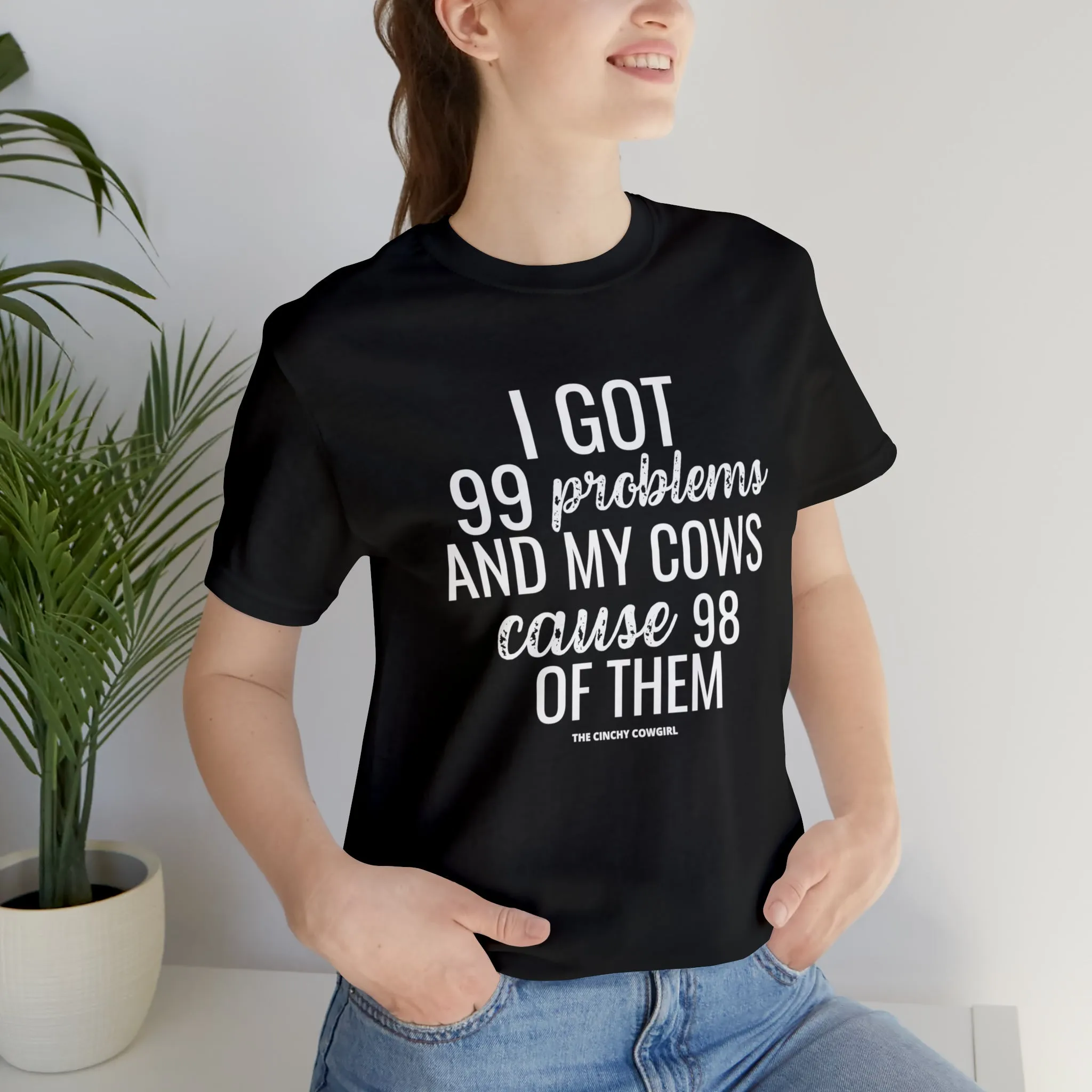 Cow Problems Short Sleeve Tee