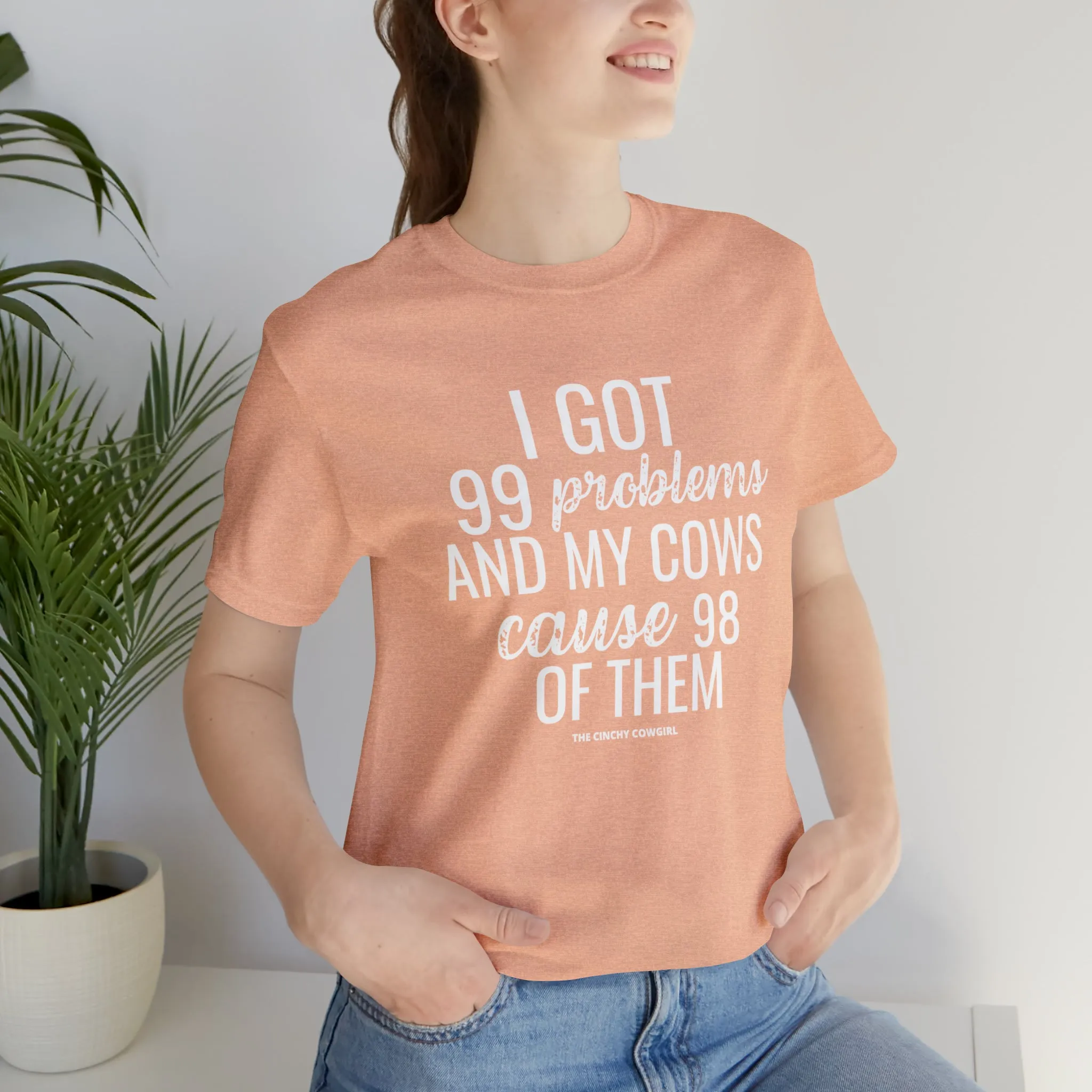 Cow Problems Short Sleeve Tee