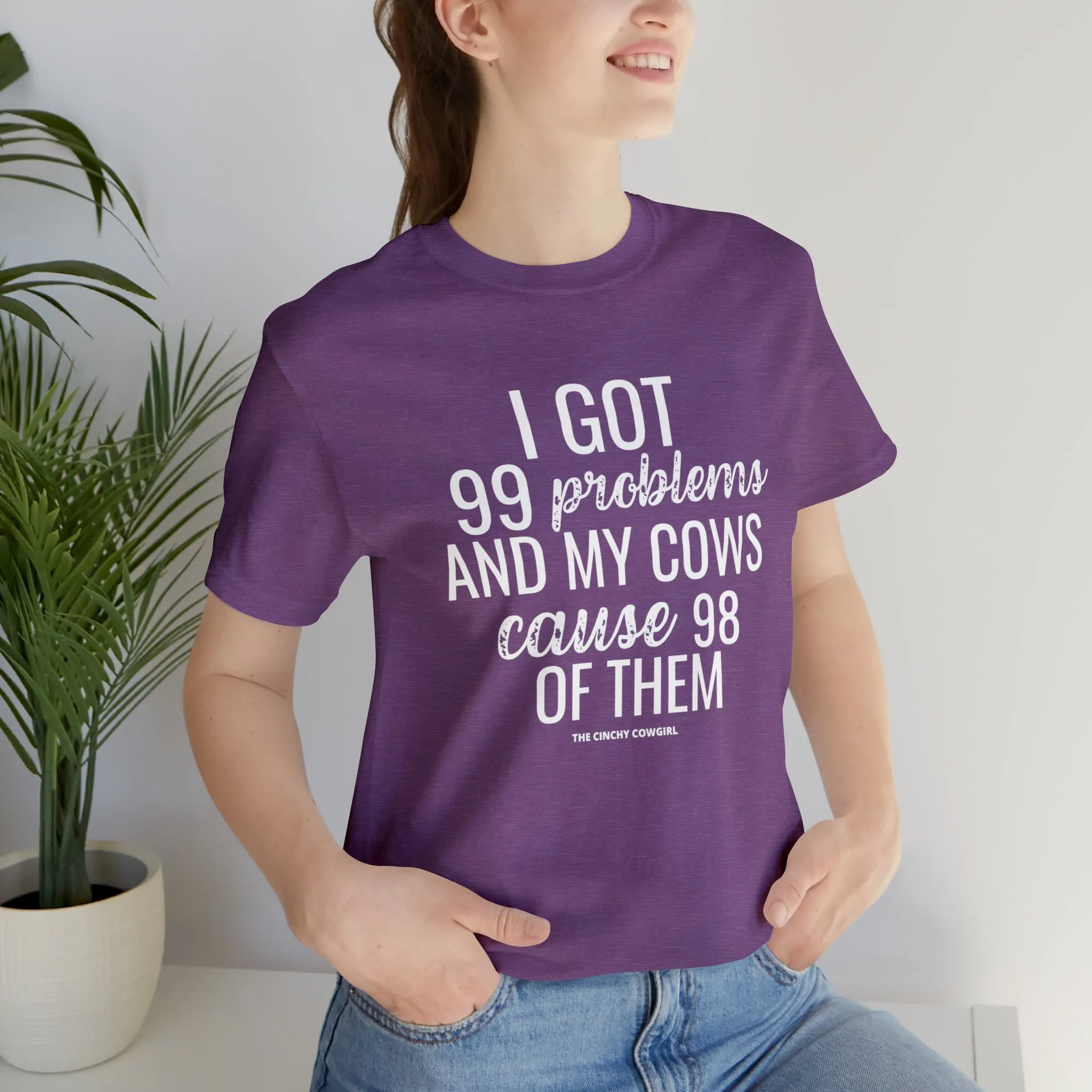 Cow Problems Short Sleeve Tee