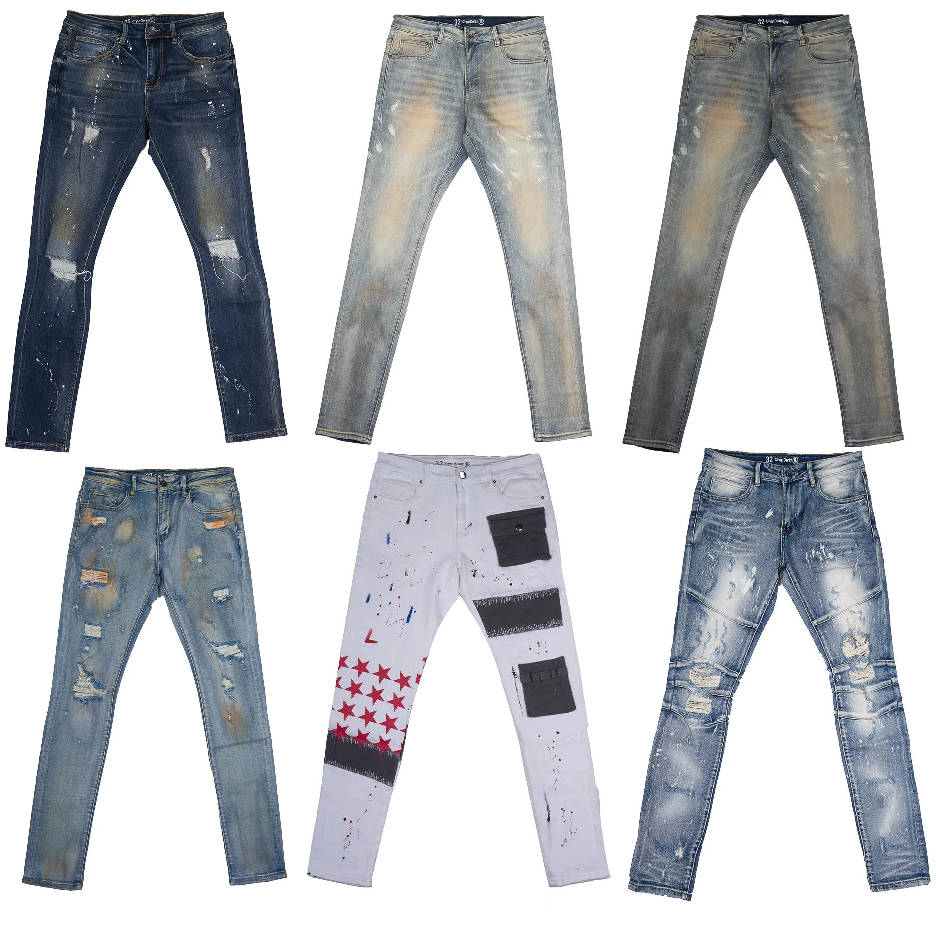 CRYSP DENIM JEANS ASSORTED - CRPJNS04