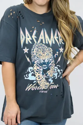 Dreamer Tour Leopard Graphic Tee