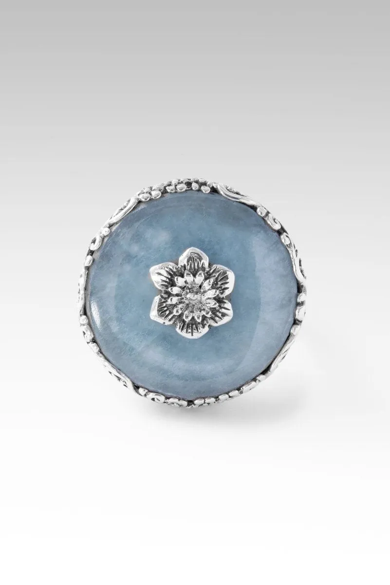 Everblooming Elegance Ring™ in Aquamarine