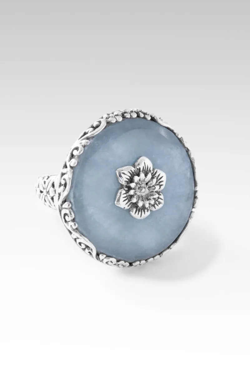 Everblooming Elegance Ring™ in Aquamarine