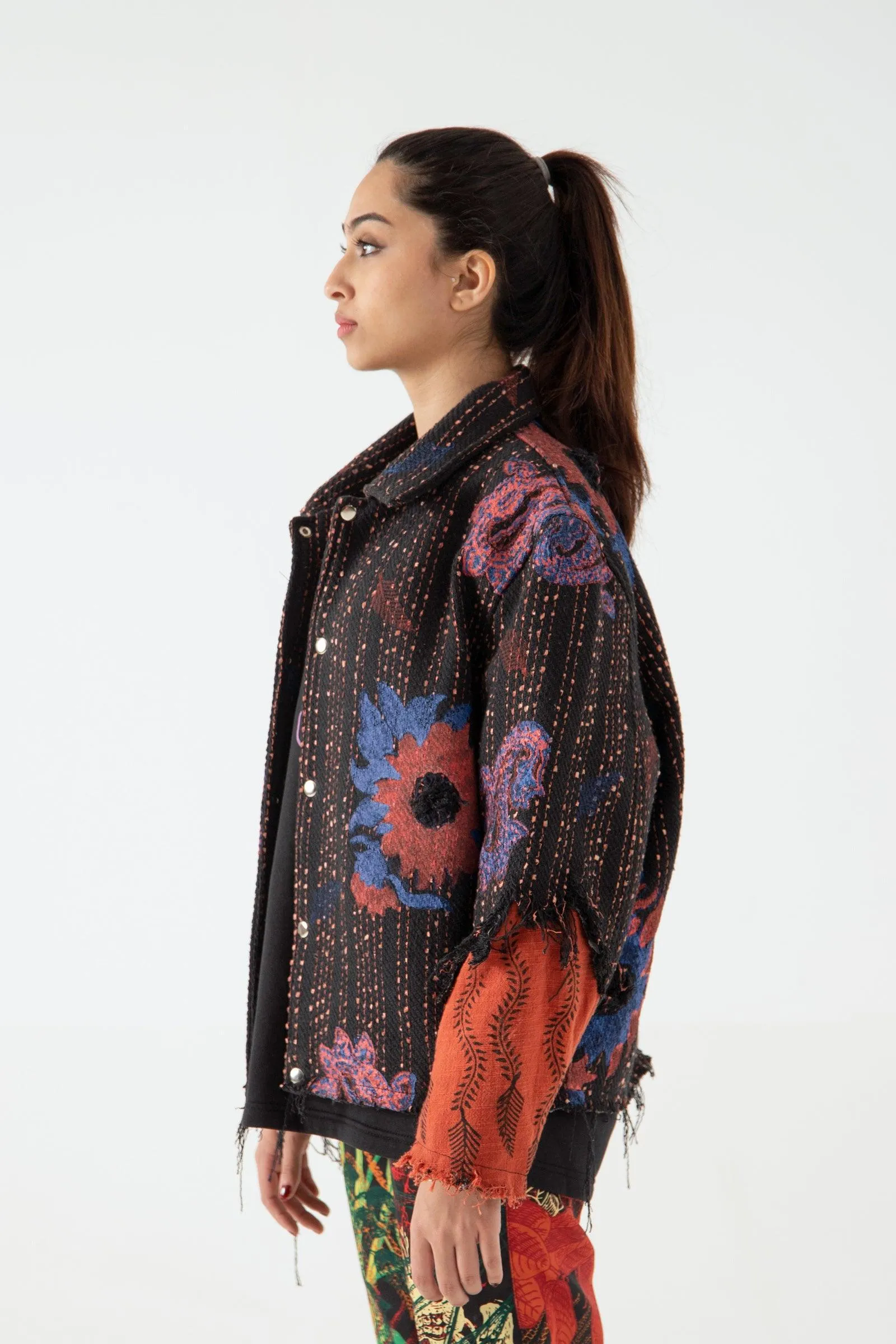 FIRE POPPY TWILL JACKET